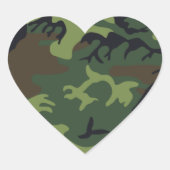 LegerCamo Hart Sticker (Voorkant)