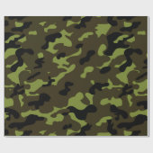 Legercamo-patroon Cadeaupapier (Vlak)