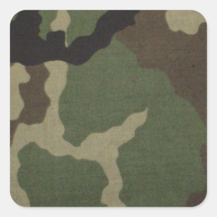 LegerCamo Vierkante Sticker