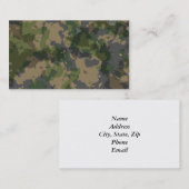 LegerCamo Visitekaartje (Voorkant / Achterkant)