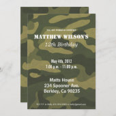 LegerCamoflauge Kaart (Voorkant / Achterkant)