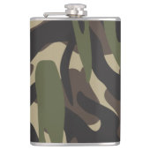 Legercamouflage heupfles (Voorkant)