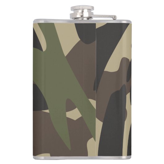 Legercamouflage heupfles (Achterkant)