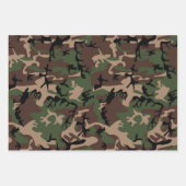 Legercamouflage Patroon Inpakpapier Vel (Voorkant 3)