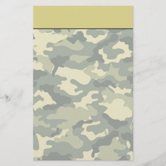 Legercamouflage Stationery Briefpapier