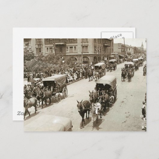 Legerdag 1915 briefkaart (Voorkant / Achterkant)