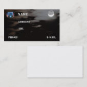 legereenheden beret flash veteranen veteranen visi visitekaartje (Voorkant / Achterkant)