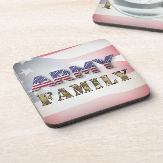 Legerfamilie Bier Onderzetter (Linkerzijde)