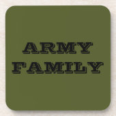 Legerfamilie onderzetter (Voorkant)