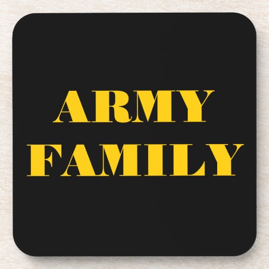 Legerfamilie onderzetter (Voorkant)