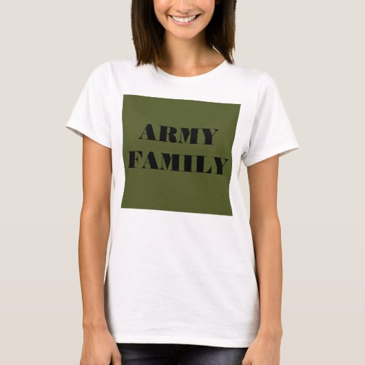 Legerfamilie T-Shirt (Voorkant)