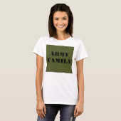 Legerfamilie T-Shirt (Voorkant volledig)