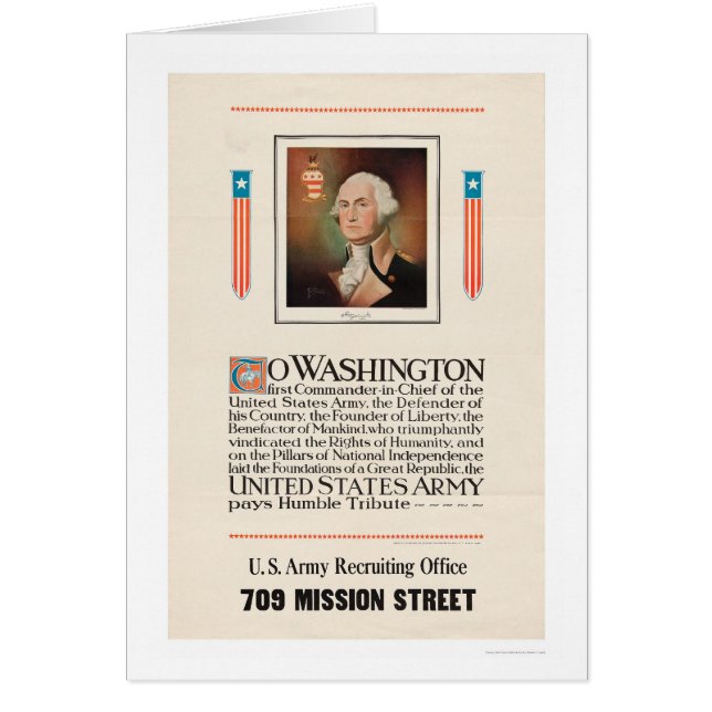 Legerfeest in Washington (Voorkant)