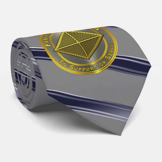 Legerfinanciers Stropdas (Opgerold)