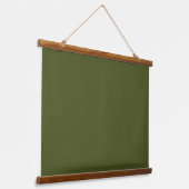 Legergroen 36 "x26" Horizontaal Hangend Wandkleed (Gebogen)