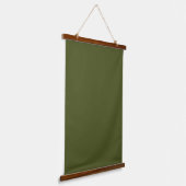 Legergroen 66cmx91cm Verticaal Hangend Wandkleed (Gebogen)