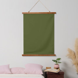 Legergroen 66cmx91cm Verticaal Hangend Wandkleed