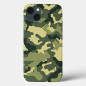 Legergroen Camouflage Patroon Case-Mate iPhone Case (Achterkant)
