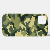 Legergroen Camouflage Patroon Case-Mate iPhone Case (Achterkant (horizontaal))