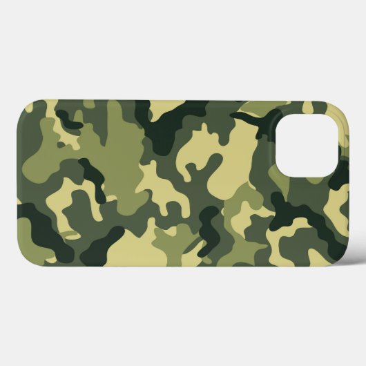 Legergroen Camouflage Patroon Case-Mate iPhone Case (Achterkant (horizontaal))