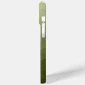 Legergroen licht verloop geometrisch meshpatroon Case-Mate iPhone case (Achterkant / Links)