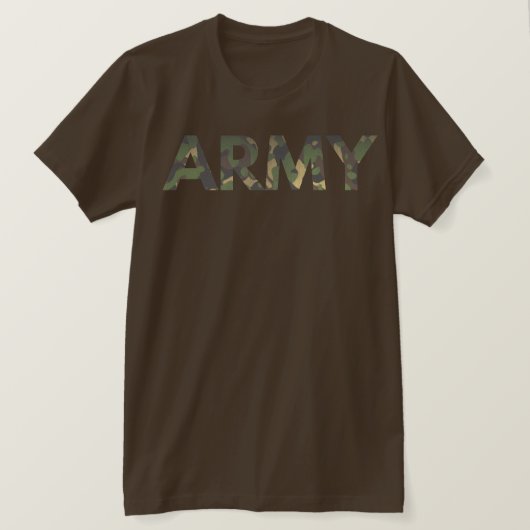 Legergroen militair camouflage t-shirt (Design voorkant)