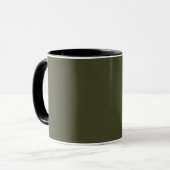 Legergroen Mok (Voorkant links)