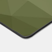 Legergroen olijfgradiënt geometrisch maaspatroon bureaumat (Hoek)