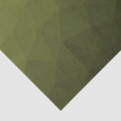 Legergroen olijfverloop geometrisch meshpatroon tissuepapier (Detail)