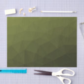 Legergroen olijfverloop geometrisch meshpatroon tissuepapier (Craft)