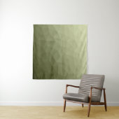 Legergroen verloop geometrisch meshpatroon wandkleed (In Situ (horizontaal))