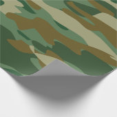 Legergroencamouflage Birthday-verpakkingspapier Cadeaupapier (Hoek)