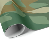 Legergroencamouflage Birthday-verpakkingspapier Cadeaupapier (Rol Hoek)