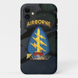 Legergroene baret speciale strijdkrachten nam Case-Mate iPhone case