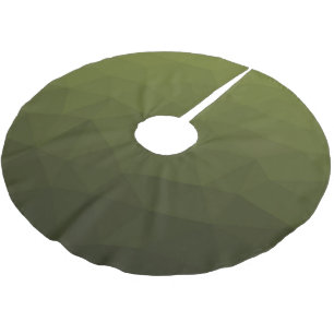 Legergroene olijf gradiënt geometrisch mesh patroo kerstboom rok