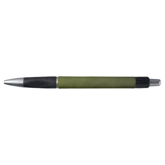 Legergroene olijf gradiënt geometrisch mesh patroo pen (Voorkant)