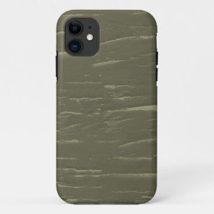 Legergroene schors camouflage iPhone 11 hoesje