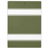 Legergroene stijl klembord (Achterkant)