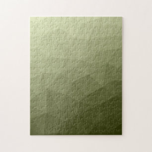 Legergroene verloop geometrisch meshpatroon legpuzzel