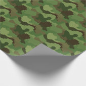 Legergroenen en Browns Camouflage Cadeaupapier (Hoek)