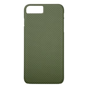 Legergroenkoolstofvezel afdrukken Case-Mate iPhone case