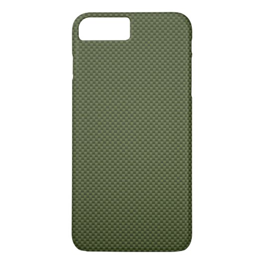 Legergroenkoolstofvezel afdrukken Case-Mate iPhone case (Achterkant)