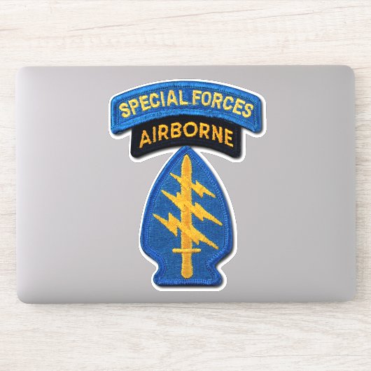 Legergroepen Speciale Eenheden Groene Baret Contou Sticker (Computer)