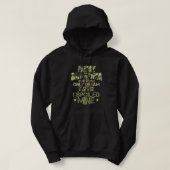 Legergrootma voor een geforceerde militaire grootm hoodie (Design voorkant)