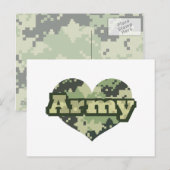 Legerhart Briefkaart (Voorkant / Achterkant)