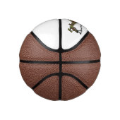 Legerhelikopter cartoon illustratie basketbal (Rechts)