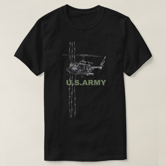 Legerhelikopter T-shirt (Design voorkant)