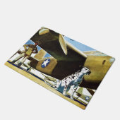 Legerhond Deurmat (Schuin)