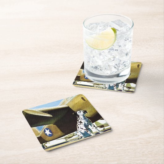 Legerhond Kartonnen Onderzetters (Insitu)