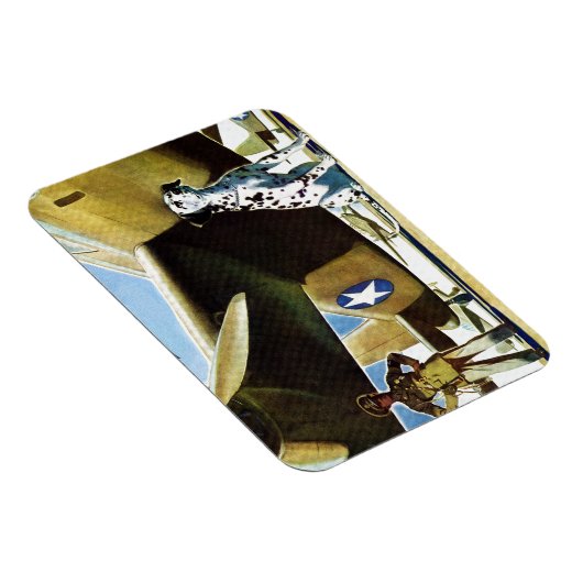 Legerhond Magneet (Rechterzijde)